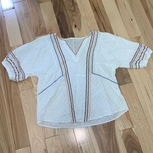 ACOS&A embroidered top